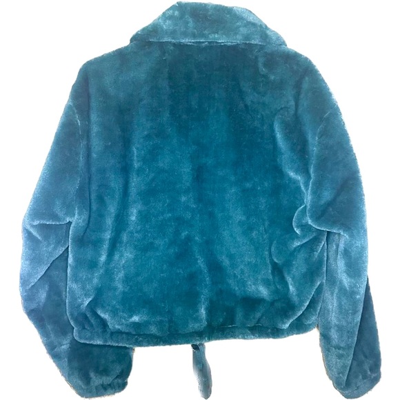 Victoria’s Secret Know One Cares Green teddy Jacket - Picture 2 of 5